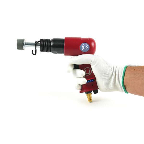 Pistolet pneumatyczny do guzików z gwoździem