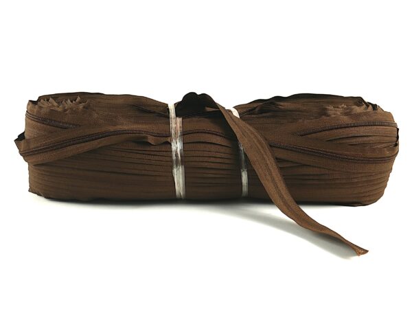 Taśma suwakowa brązowa