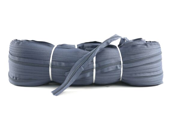 Taśma suwakowa ciemny popiel