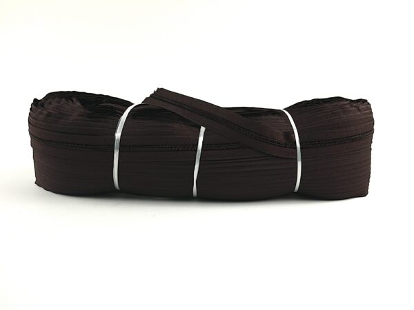 Taśma suwakowa czekoladowa