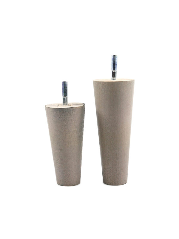 Noga drewniana stożek kolor wiąz liberty dymiony