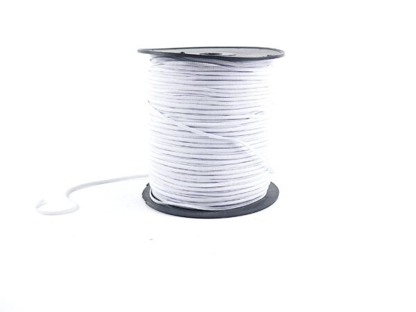 Guma pasmanteryjna biała 4 mm