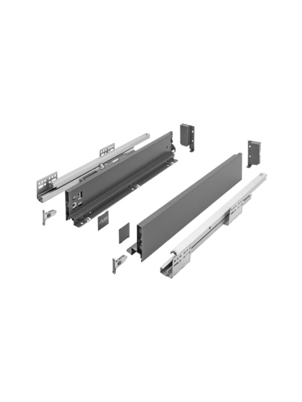 Szuflada AXISPRO 450mm antracyt - niska H84