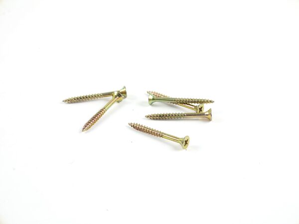 Wkręty hartowane 5×50 mm żółte